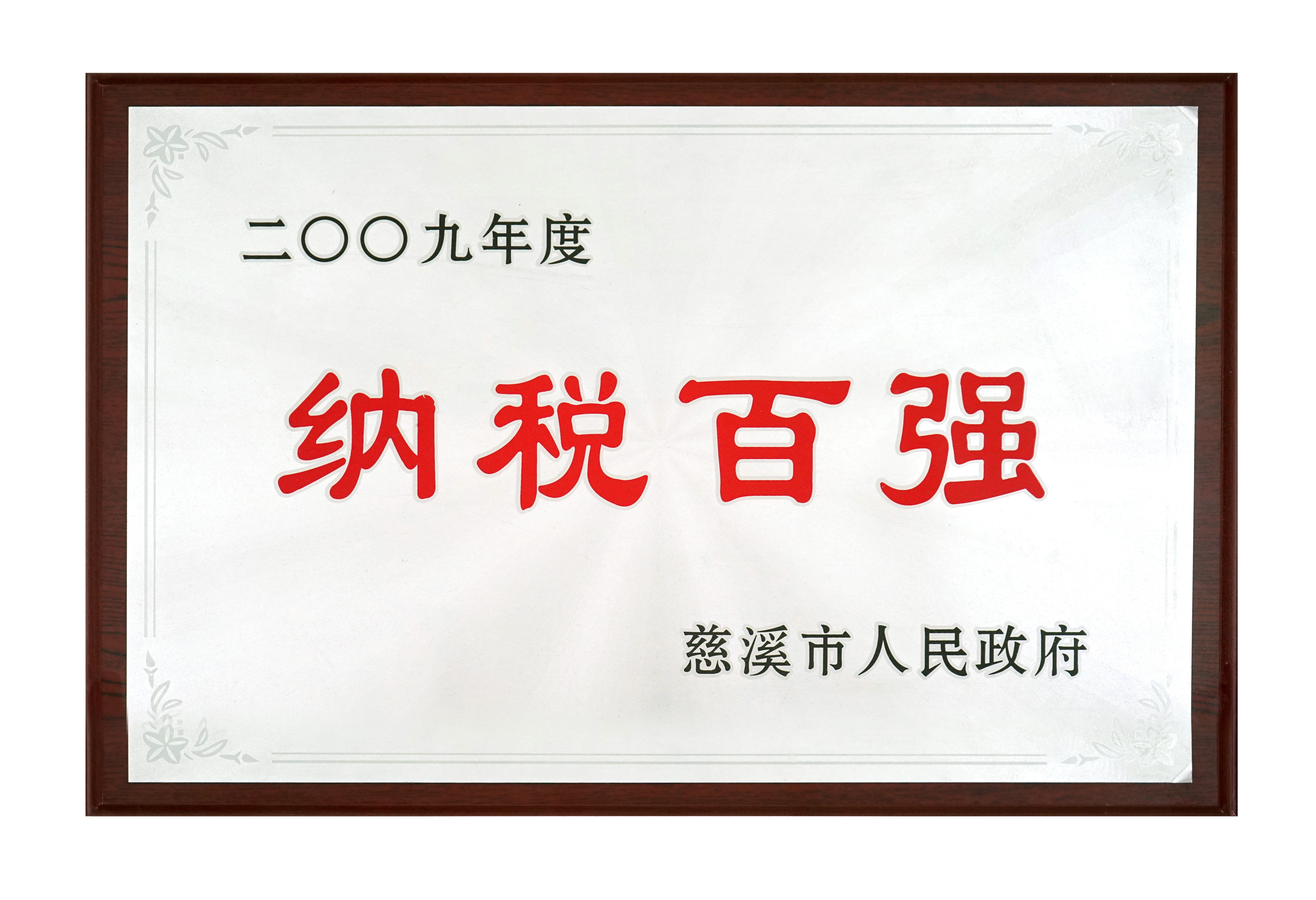 納稅百強2009-1