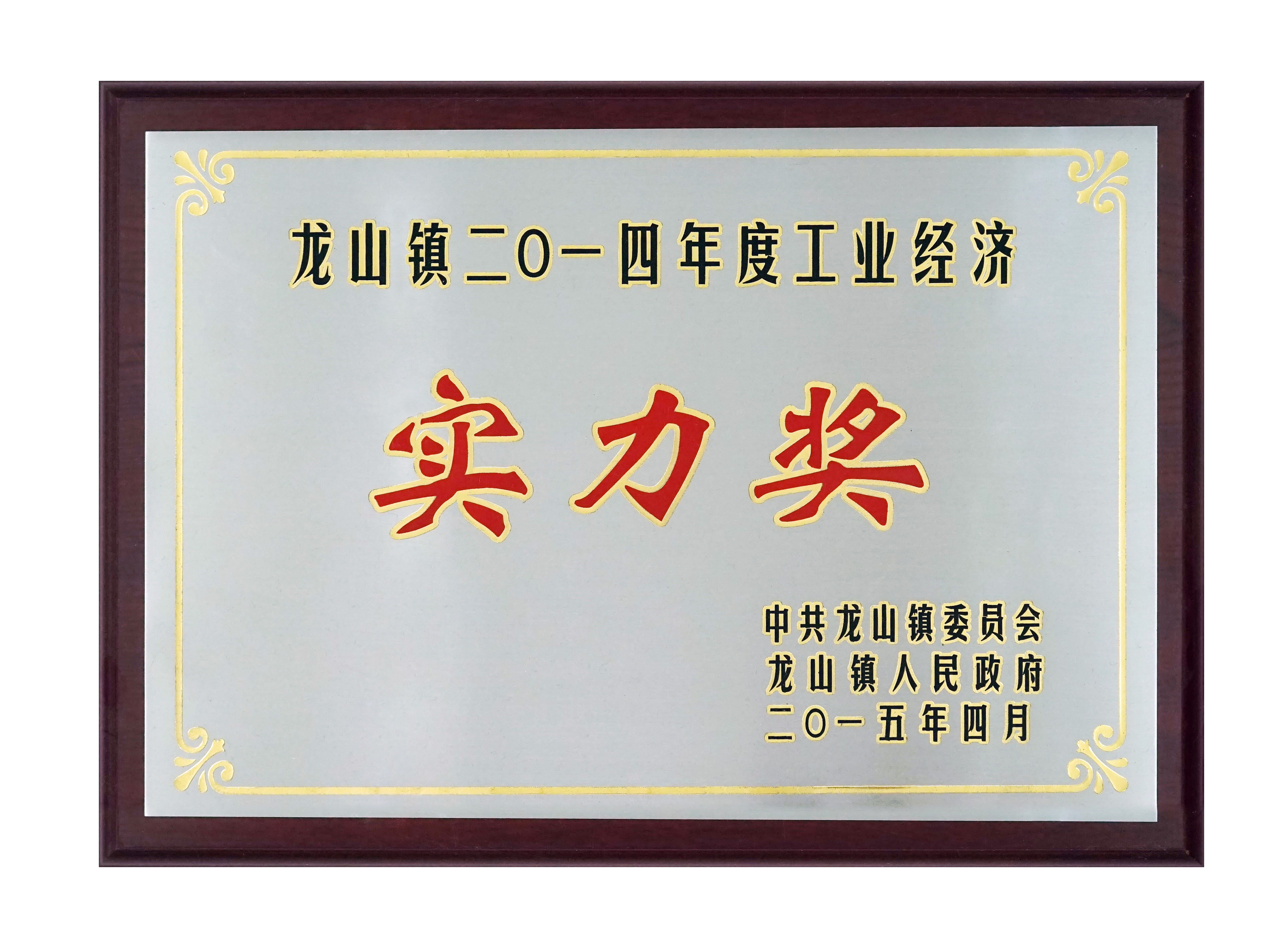實力獎2015