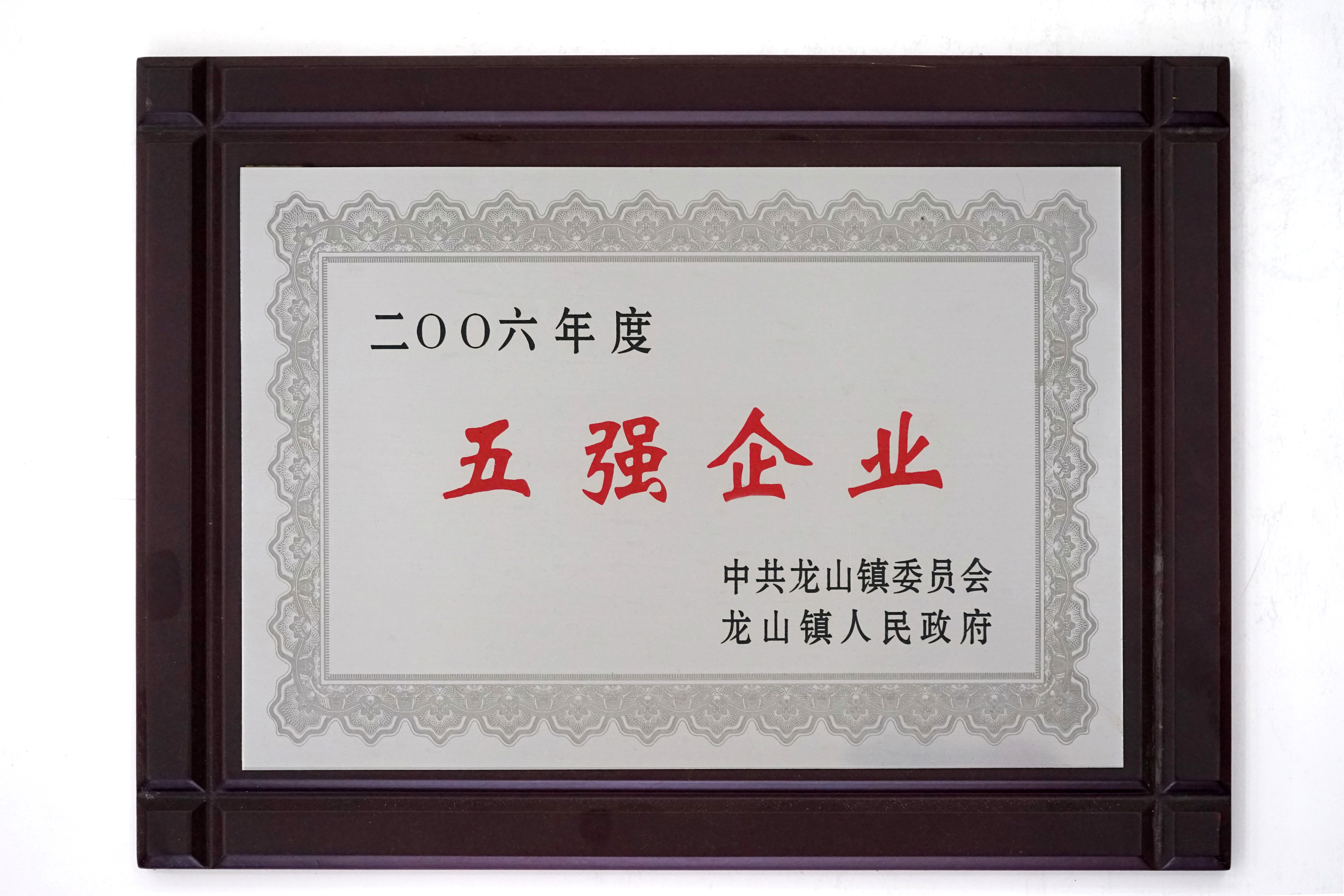 五強企業2006